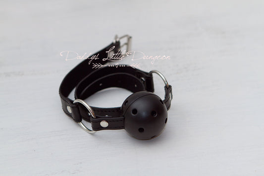 Black Bondage Ball Gag