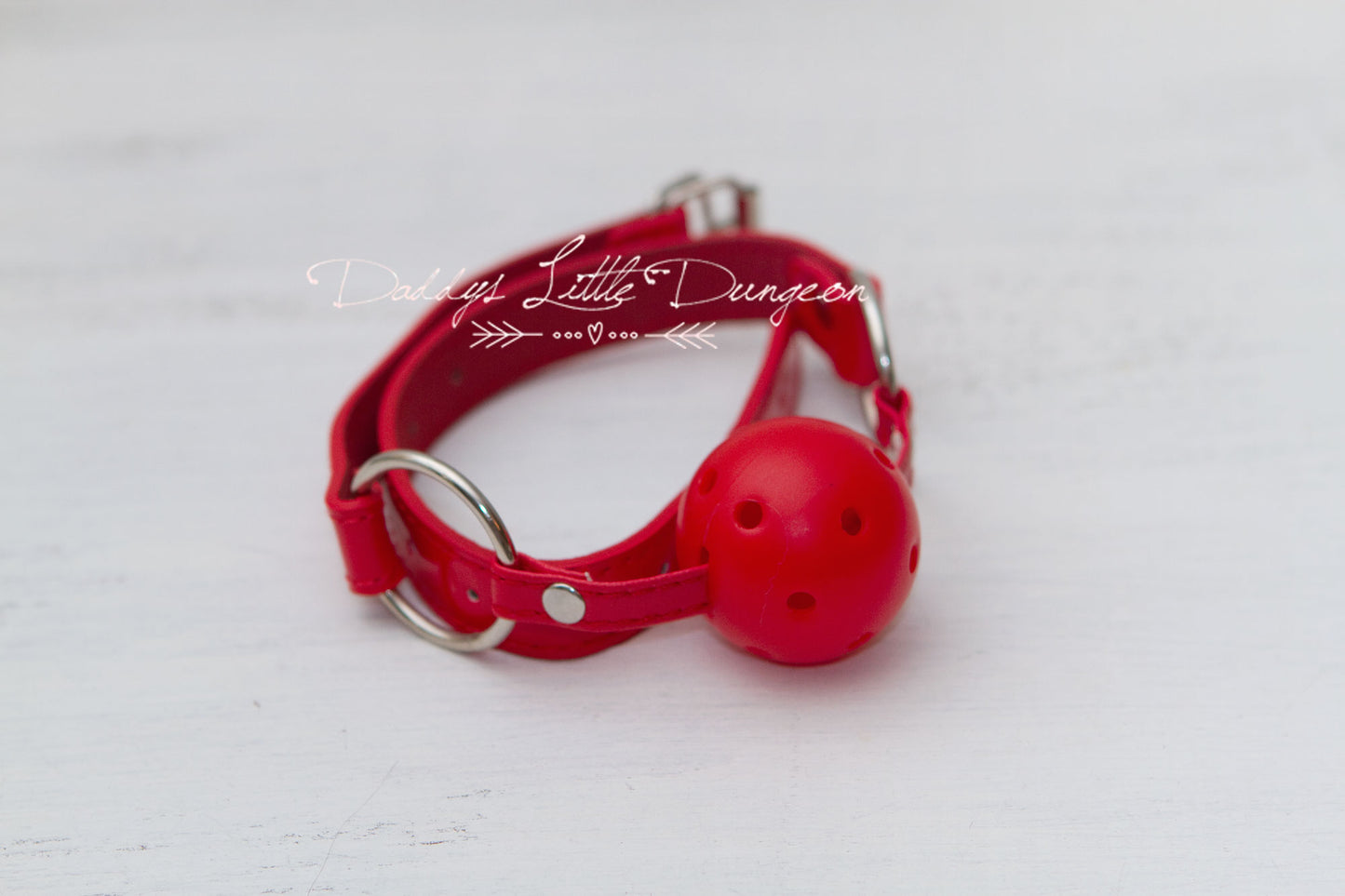 Red Bondage Ball Gag