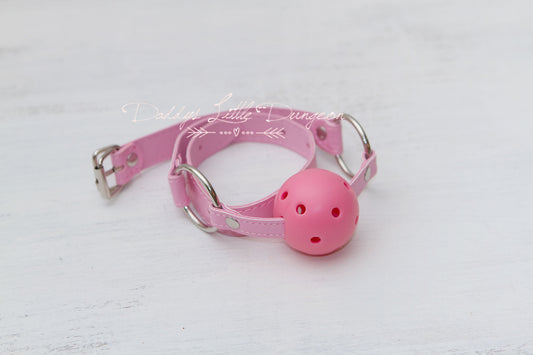 Pink Bondage Ball Gag