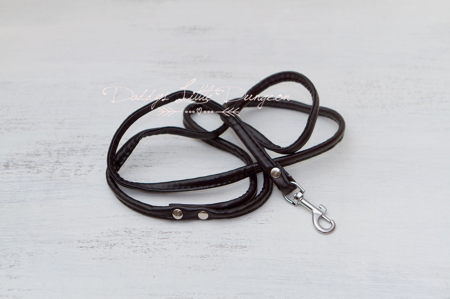 Black Huge Bell Bondage Collar & Leash Set