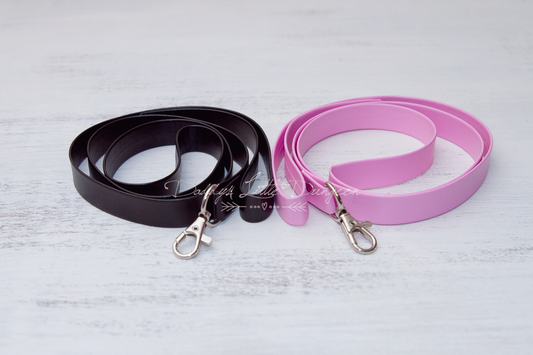 Black bondage leash for BDSM and DDLG, pet play.