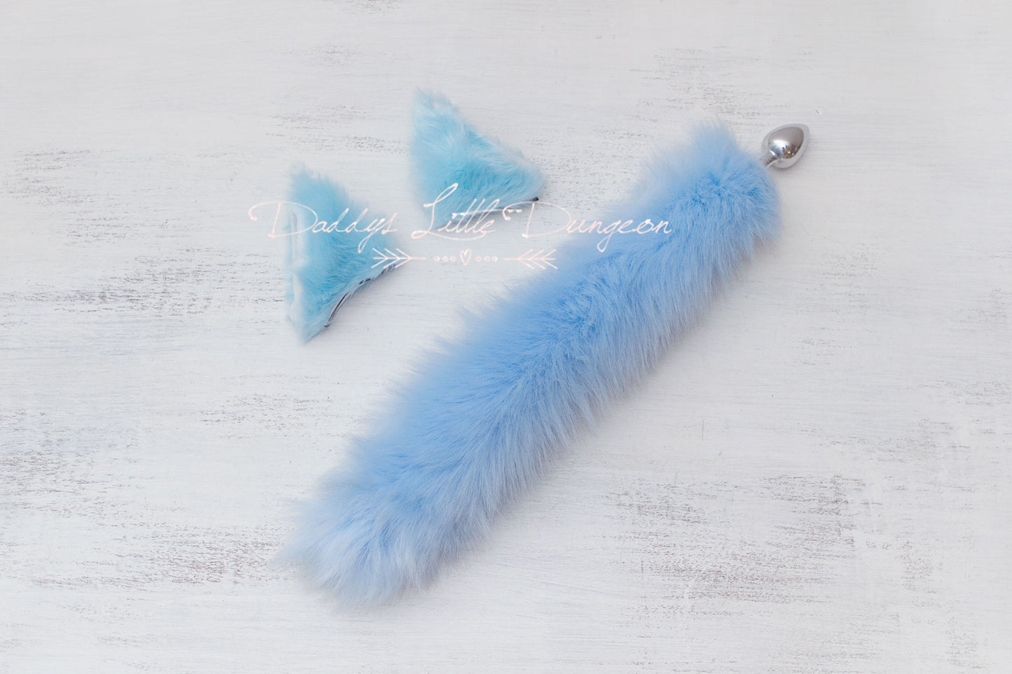 Blue Kitten Fox Pet Play Set