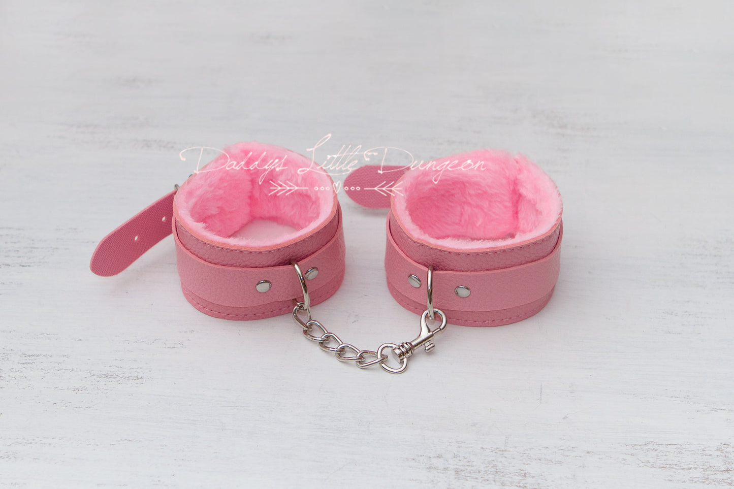 Pink Bondage Ankle Cuffs