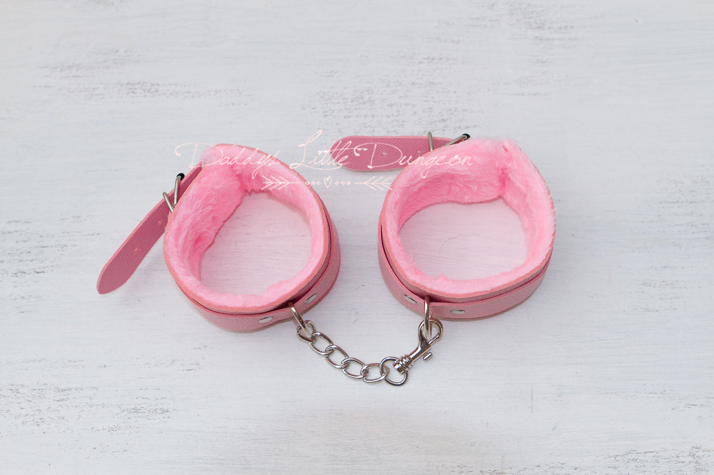 Pink Bondage Ankle Cuffs