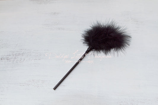 Black Bondage Feather Tickler