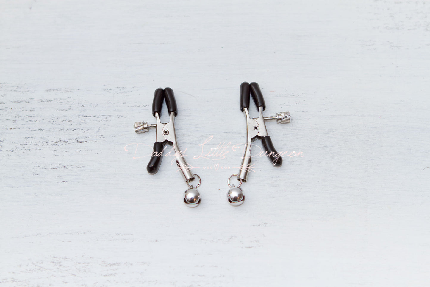 Silver Bell Bondage Nipple Clamps