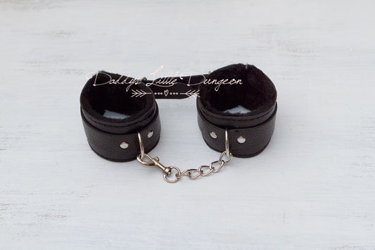 Black Bondage Wrist Cuffs