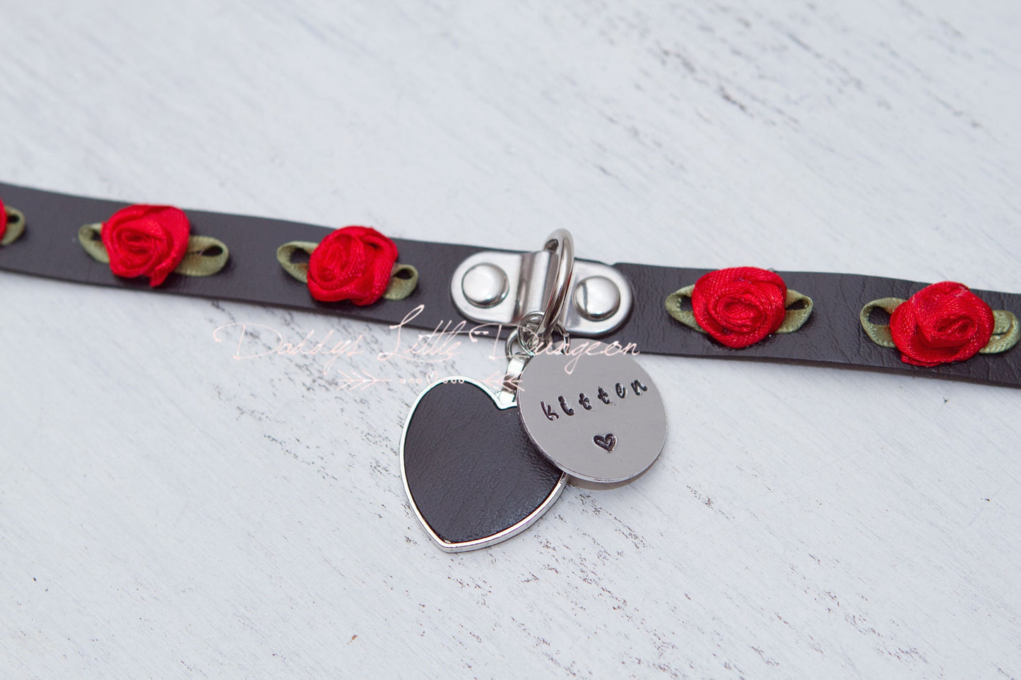 Add A Custom Hand Stamped Tag Charm to Your Collar