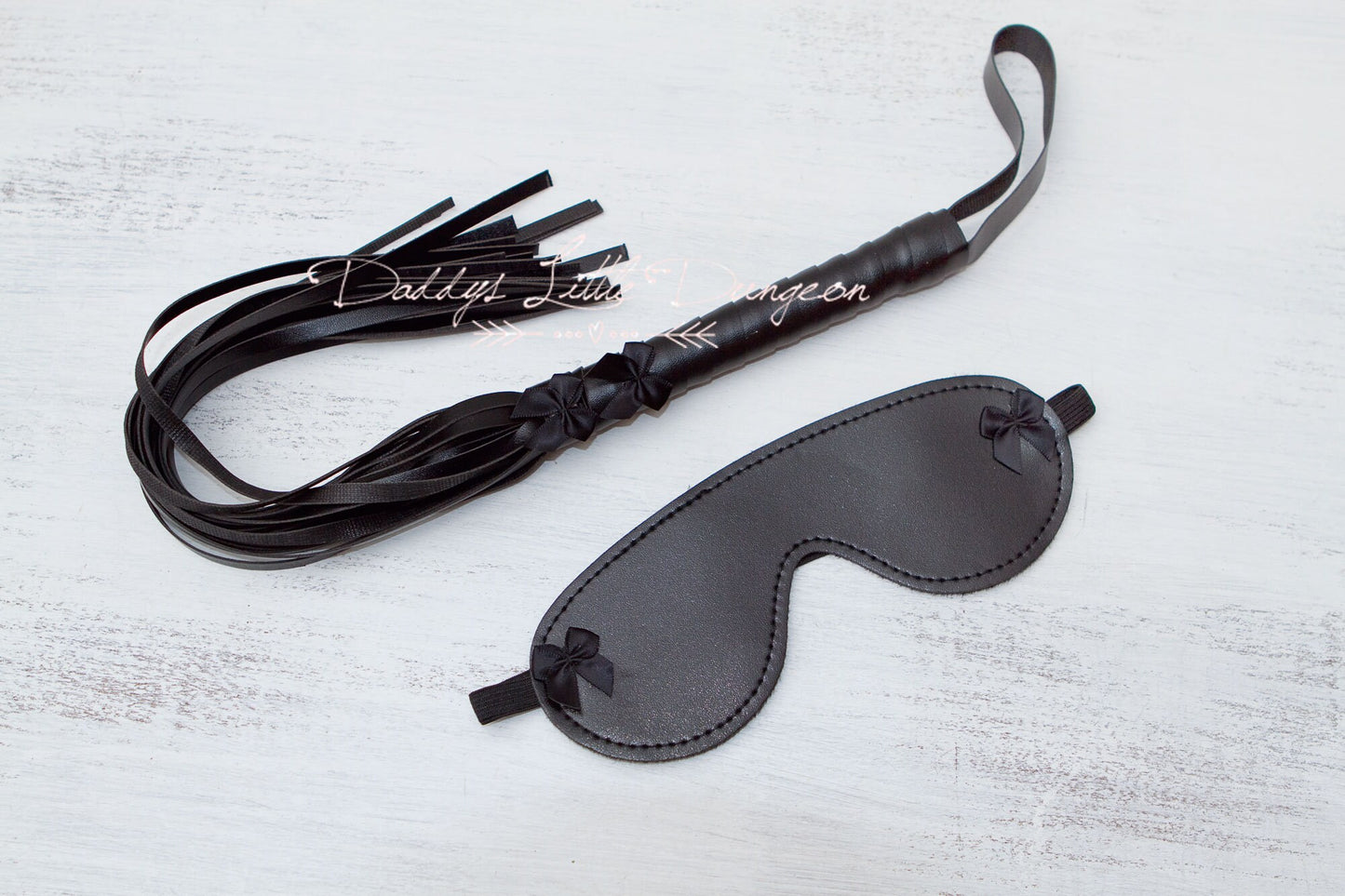 bdsm ~ TEASED BONDAGE SET ~ ddlg Pretty Black Whip Flogger Eyemask Mask Sub Daddys Gothic Girl Kawaii abdl Sissy Master Kinky Fetish Mature