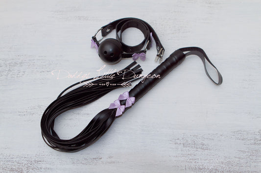 bdsm ~ WHIPPED BONDAGE SET ~ ddlg Pretty Spanking Whip Flogger Ball Gag Daddys Gothic Girl abdl Sissy Master Kinky Fetish mature ddlb mdlb