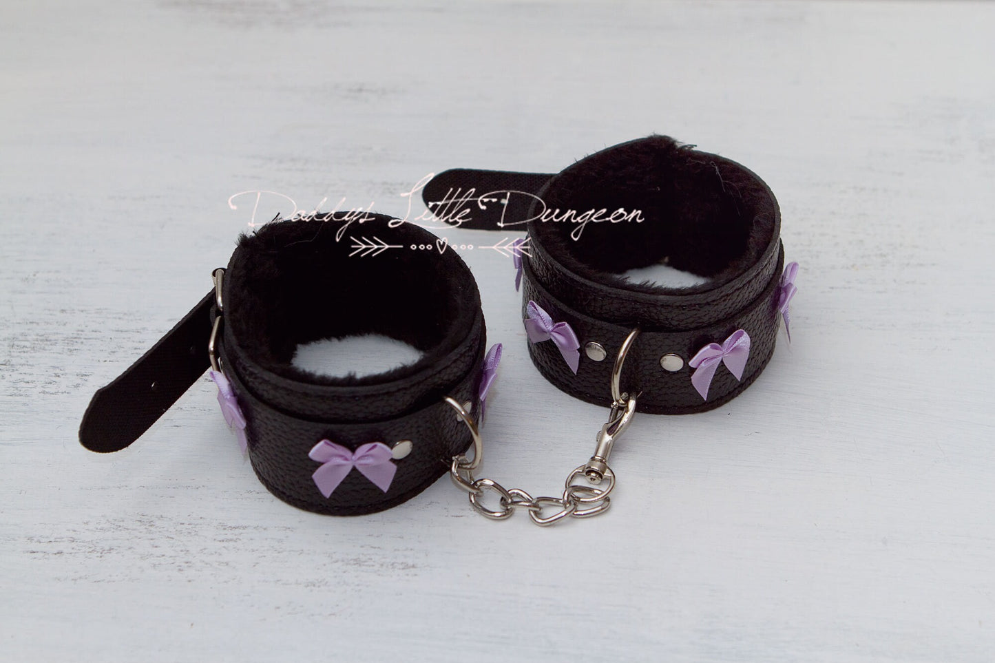 bdsm ~ MASKED BONDAGE SET ~ Gothic Wrist Ankle Cuffs & Eye Mask Sub Daddys Girl Boy Kitten Master Kinky Fetish ddlb ddlg mature mdlb mdlg